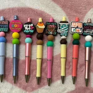 Beaded pens